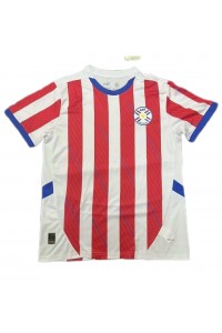 Fotbalové Dres Paraguay Domácí Oblečení Copa America 2024 Krátký Rukáv